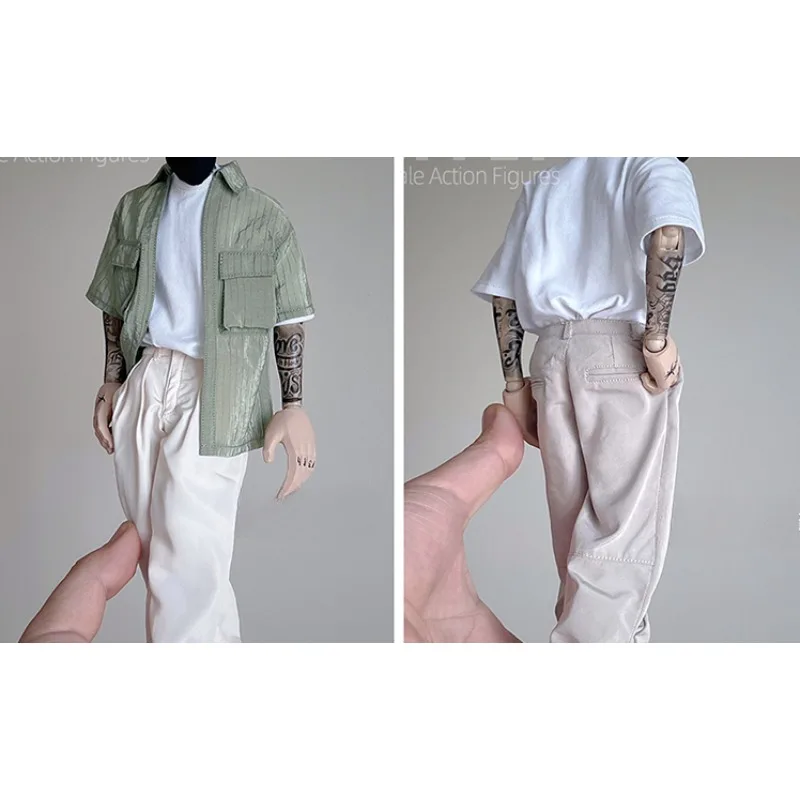 1/6 Scale Retro Flannel Shirt and Pants Set 2 1/6 Scale Retro Flannel Shirt and Pants Set - Image 2