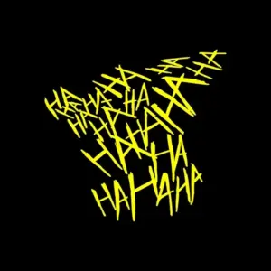 Vibrant Reflective HAHAHA Vehicle Sticker 16 S0524f744afa8445f97fd4e4d2673de44Y