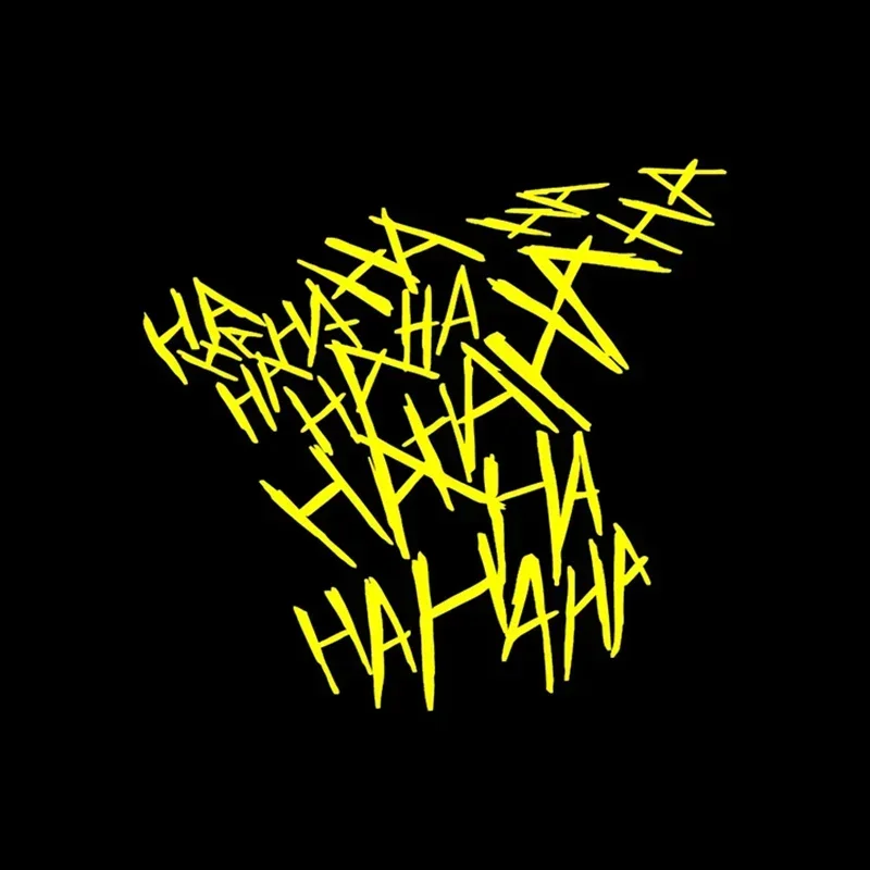 Vibrant Reflective HAHAHA Vehicle Sticker 7 Vibrant Reflective HAHAHA Vehicle Sticker - Image 7