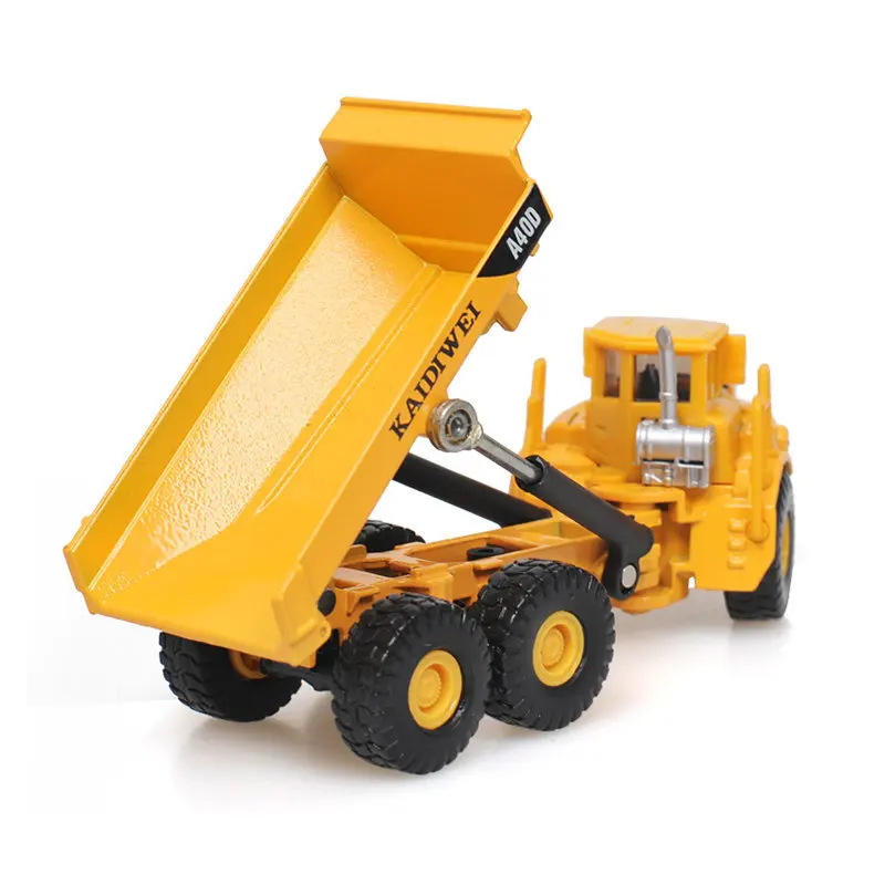 1:87 Yellow Dump Truck Model 4 1:87 Yellow Dump Truck Model - Image 4
