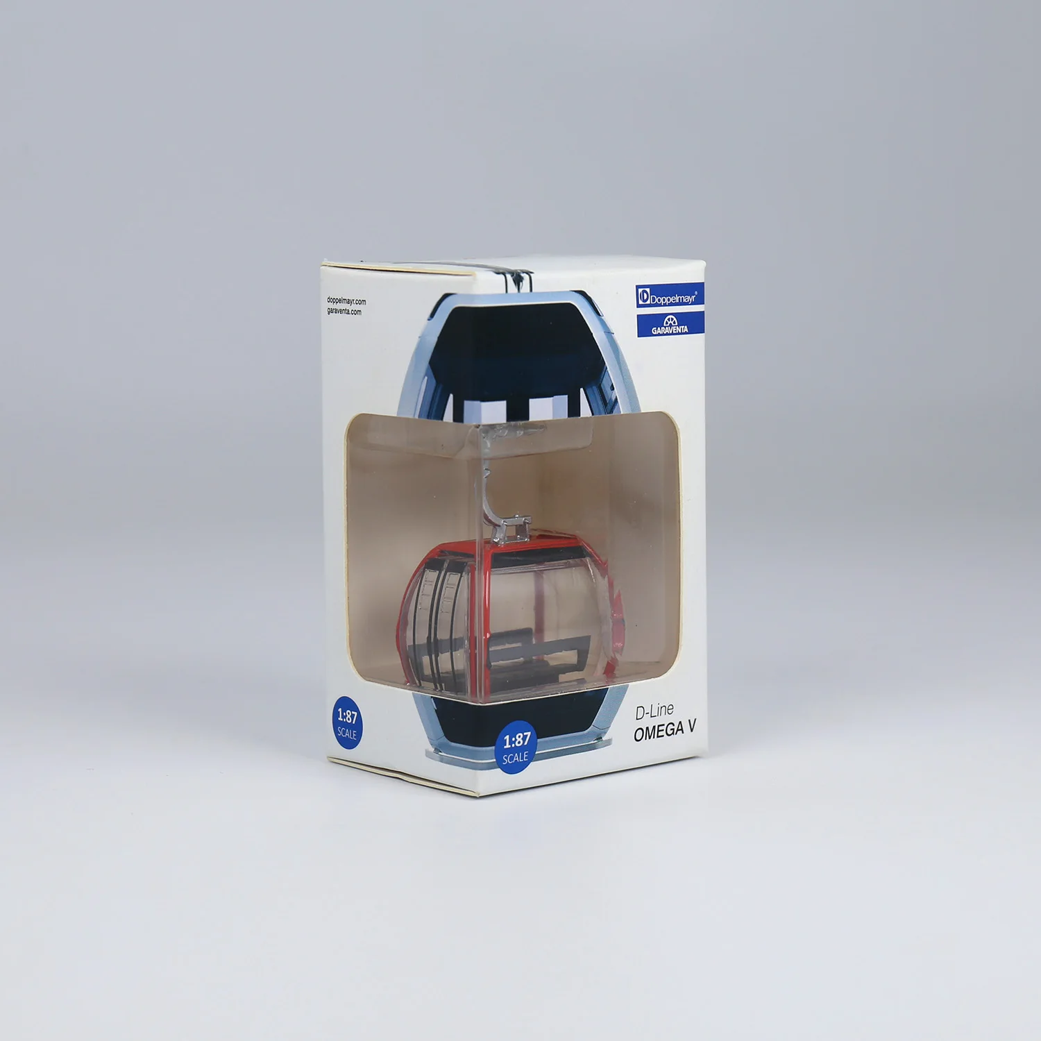 Red 1/87 Gondola Lift Cabin Model 2 Red 1/87 Gondola Lift Cabin Model - Image 2