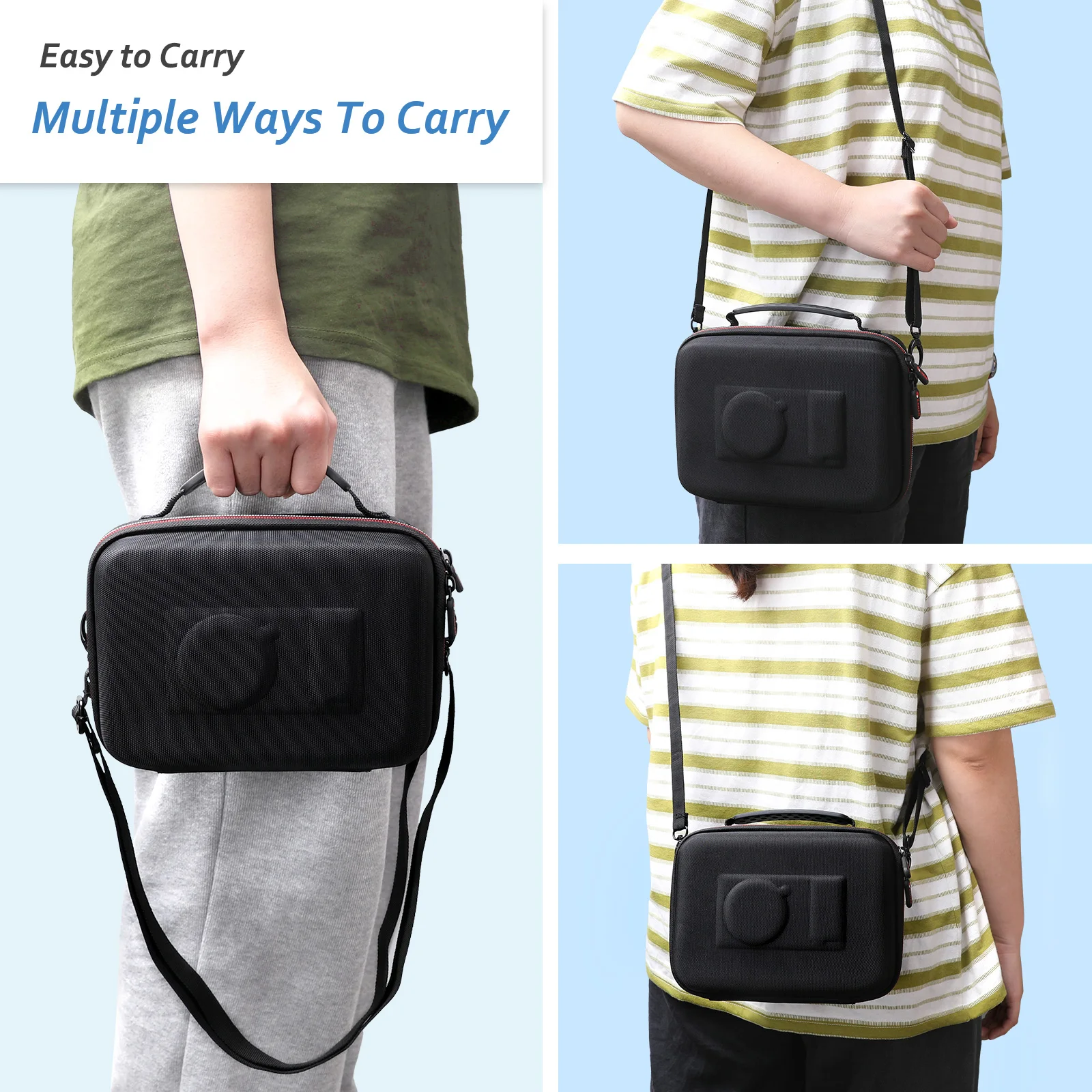 Black EVA Hard Case for Sony ZV-1 Cameras 6 Black EVA Hard Case for Sony ZV-1 Cameras - Image 6