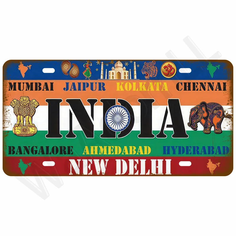 Retro Metal Sign Wall Art 15 x 30 cm 22 Retro Metal Sign Wall Art 15 x 30 cm - Image 22