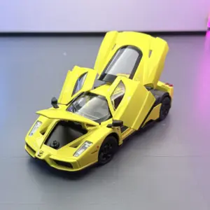 Yellow Alloy 1:32 Scale Sports Car Model 12 S0617e515078a41bc81bd2340513e70e2O