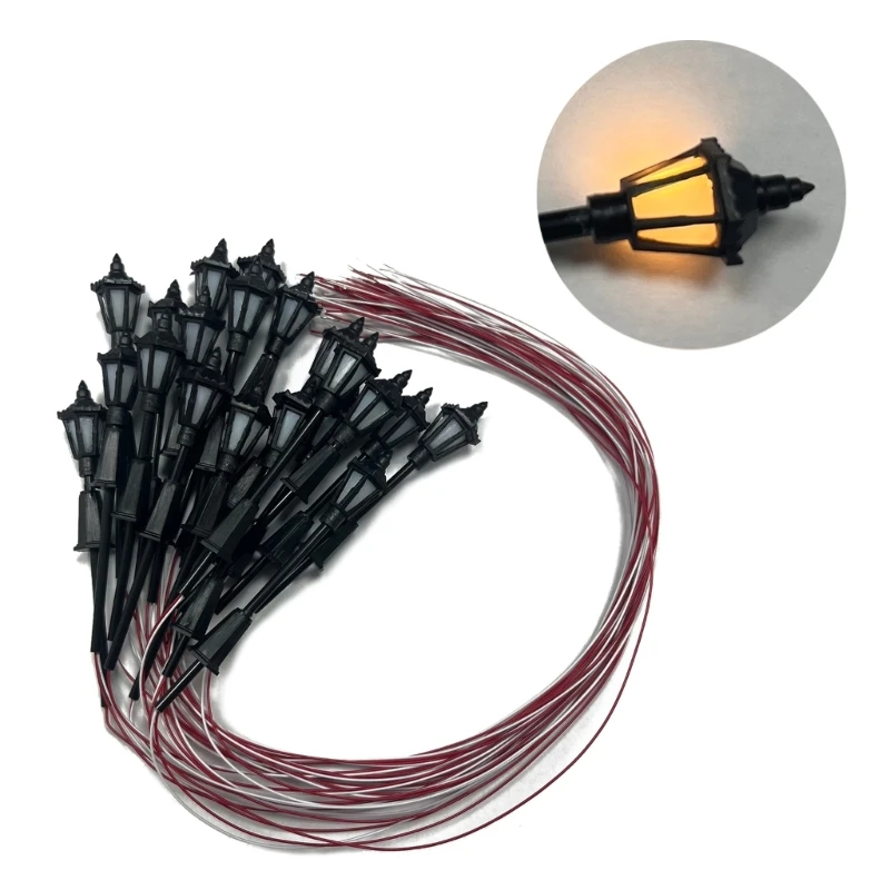 Vintage Model Street Lamps Set - 20 Pcs 12 Vintage Model Street Lamps Set - 20 Pcs - Image 12