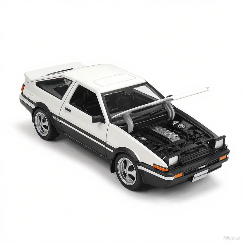 Toyota AE86 Sprinter Trueno Diecast Model 1:24 Scale 5 Toyota AE86 Sprinter Trueno Diecast Model 1:24 Scale - Image 5