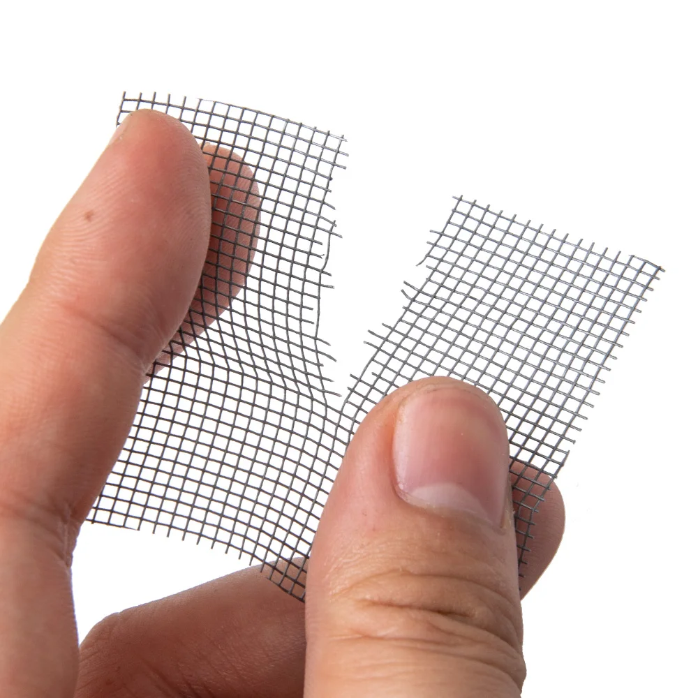 Miniature Gray Fiberglass Fence Mesh Set for Models 3 Miniature Gray Fiberglass Fence Mesh Set for Models - Image 3