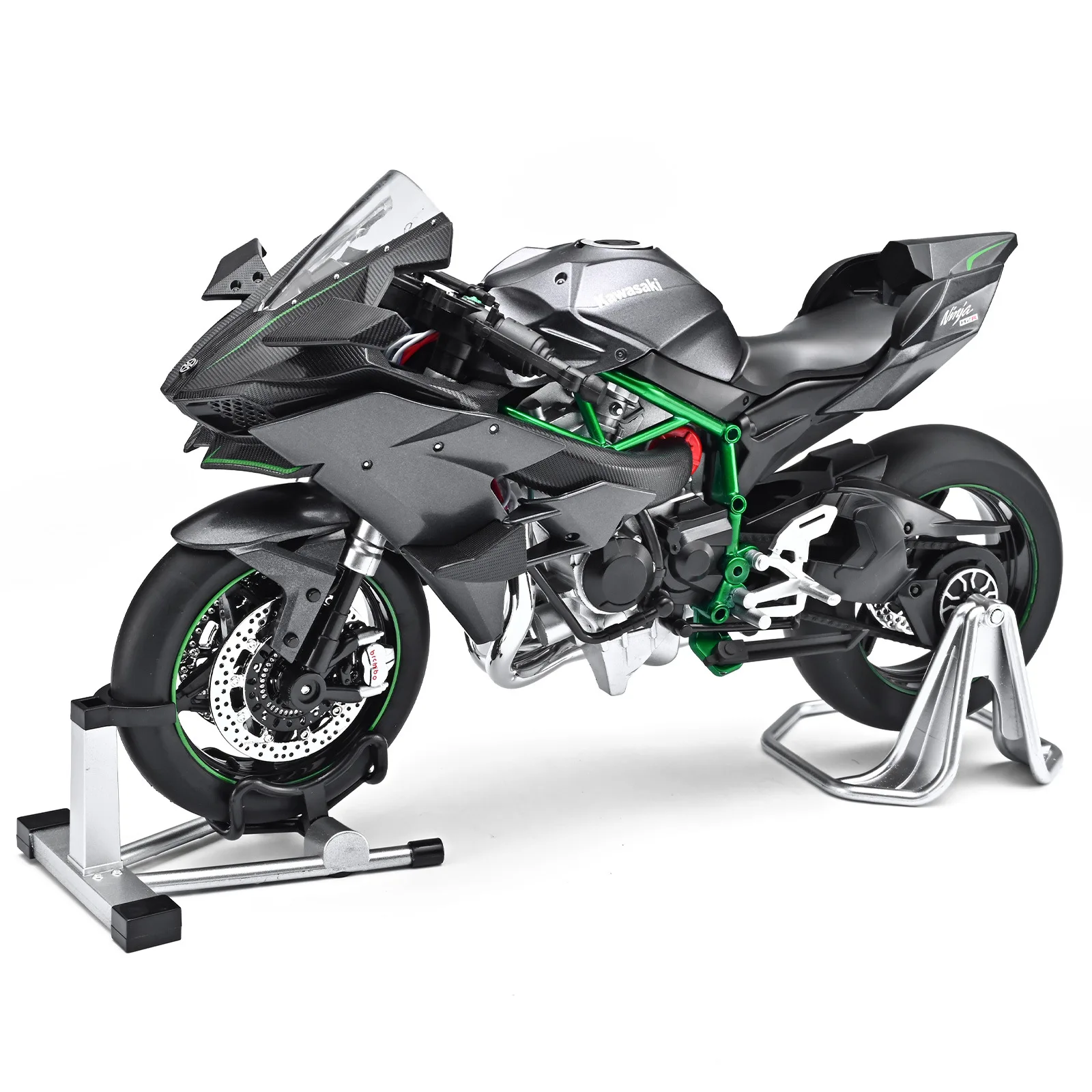 Kawasaki H2R Ninja 1:9 Scale Motorcycle Model 8 Kawasaki H2R Ninja 1:9 Scale Motorcycle Model - Image 8