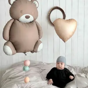 Rainbow Bear Foil Balloon for Celebrations 35 S07c697c1646749198c6cbed855c00ee7f