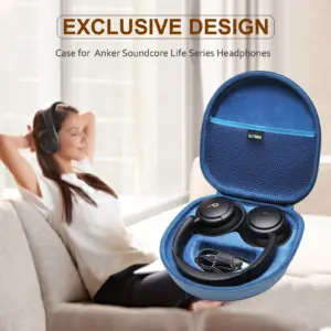 Blue Protective Case for Anker Soundcore Q20 8 S07f91044513e4838834ee6cb19c01f4c5