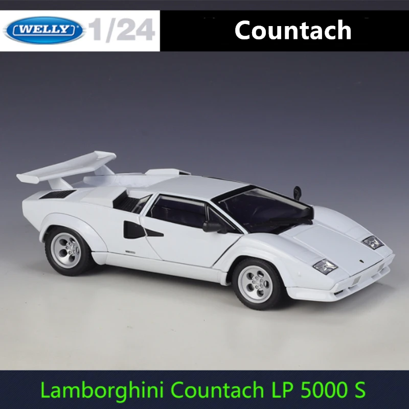 Yellow Lamborghini Countach LP5000s Diecast Model 8 Yellow Lamborghini Countach LP5000s Diecast Model - Image 8
