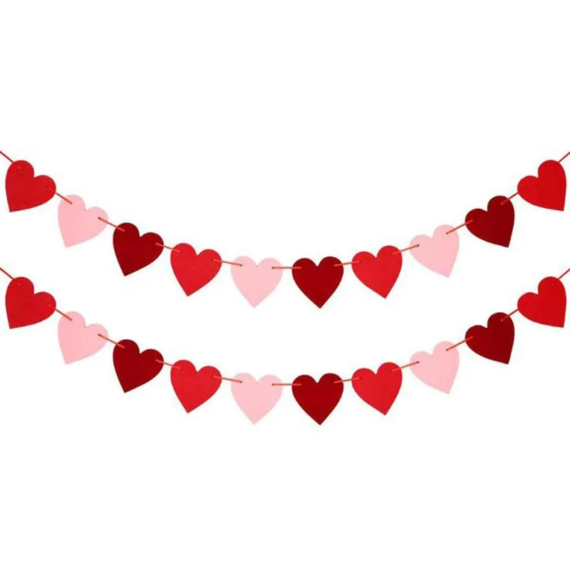 Valentine’s Heart Banner Garland for Celebrations 5 Valentine’s Heart Banner Garland for Celebrations - Image 5