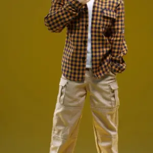 1/6 Scale Male Flannel Plaid Casual Shirt 22 S09becb11c24b4925bd5ea84de30771c22