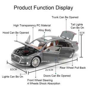 Audi A8 RS6 1:24 Scale Diecast Car Model 11 S09c22682b37d4d19bd9b92b0b61f8f7cw