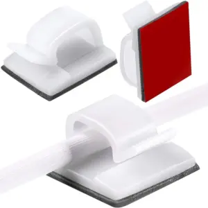 60-Piece Mini Outdoor Cable Clips Set 11 S0a083e245de843769b79960e6dc0afddX