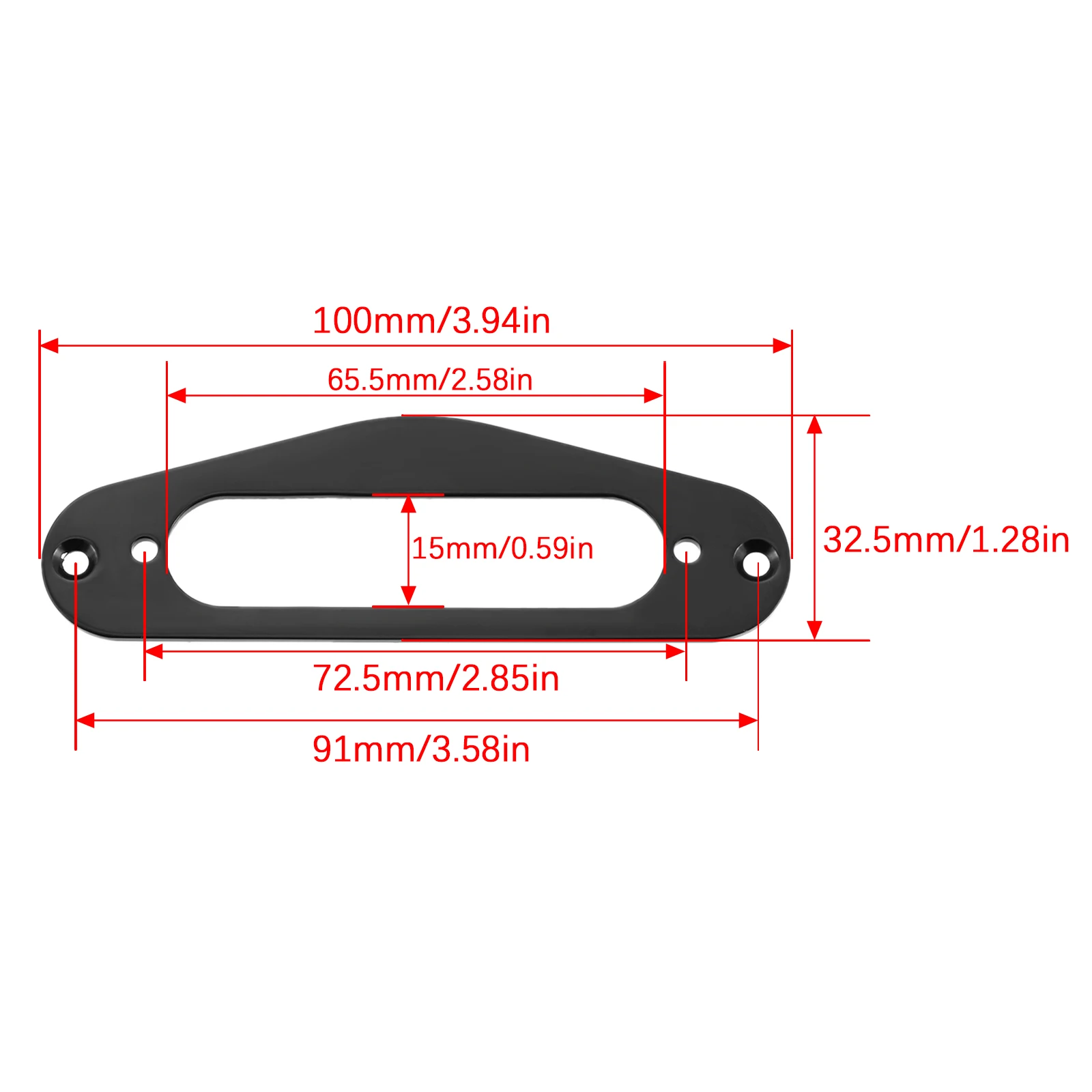 Metal Pickup Ring for TL Guitars 100x32.5mm 3 Metal Pickup Ring for TL Guitars 100x32.5mm - Image 3