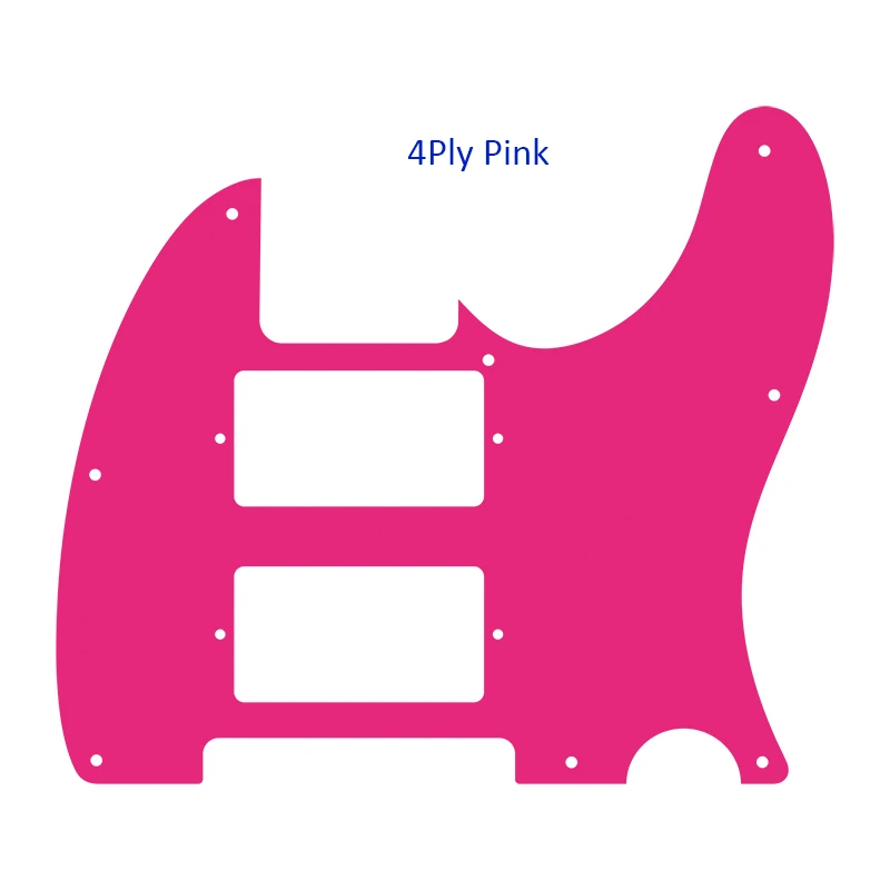 Telecaster Pickguard for 2 PAF Humbuckers 2 Telecaster Pickguard for 2 PAF Humbuckers - Image 2