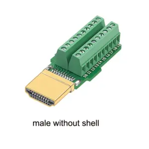 HDMI 2.0 Solder-Free Plug Connector for 4K Video 16 S0af40709daea46c69959d3d43e79b8c6s