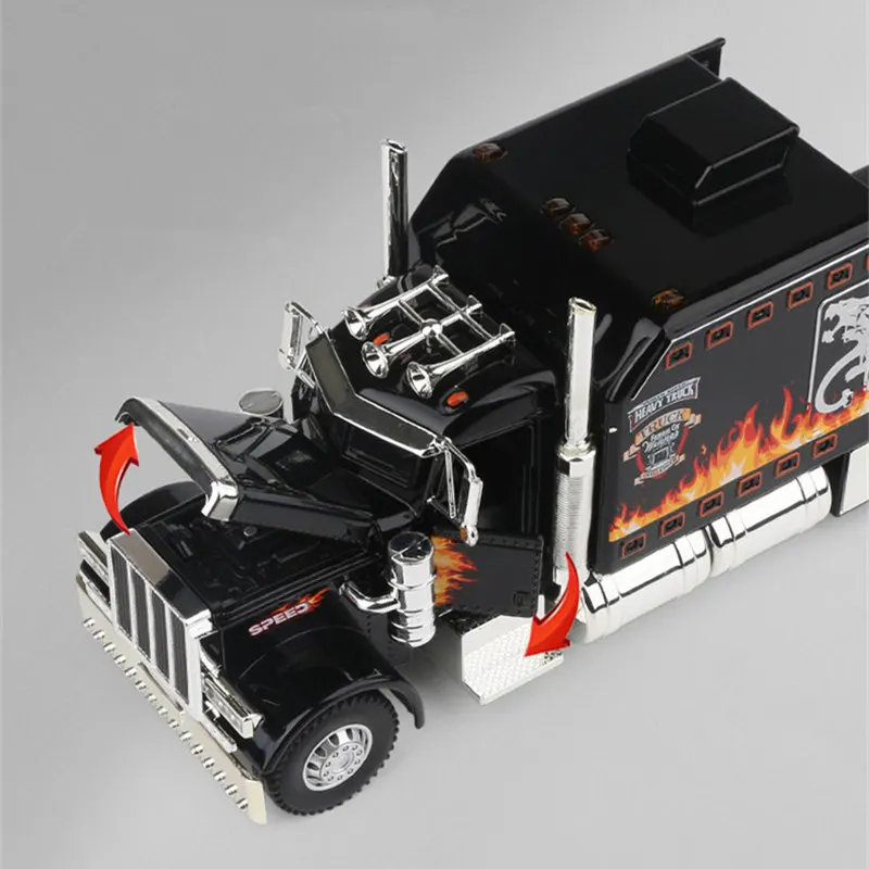 1:24 Alloy Truck Trailer Head Model 6 1:24 Alloy Truck Trailer Head Model - Image 6