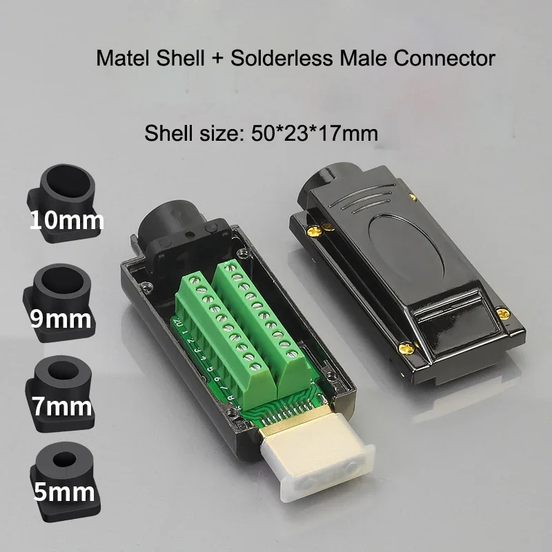 HDMI 2.0 Solder-Free Plug Connector for 4K Video 9 HDMI 2.0 Solder-Free Plug Connector for 4K Video - Image 9