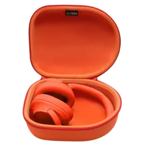 Vibrant Orange Headphone Case for JBL, Beats, Sony