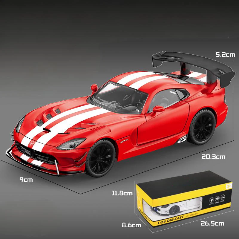 1:24 Scale Diecast 2016 Dodge Viper ACR Model 14 1:24 Scale Diecast 2016 Dodge Viper ACR Model - Image 14