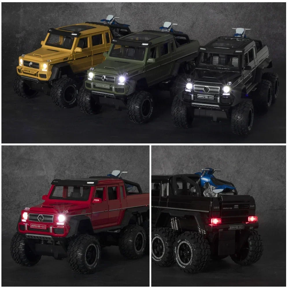 G63 6X6 AMG Diecast Model 1:28 Scale 6 G63 6X6 AMG Diecast Model 1:28 Scale - Image 6