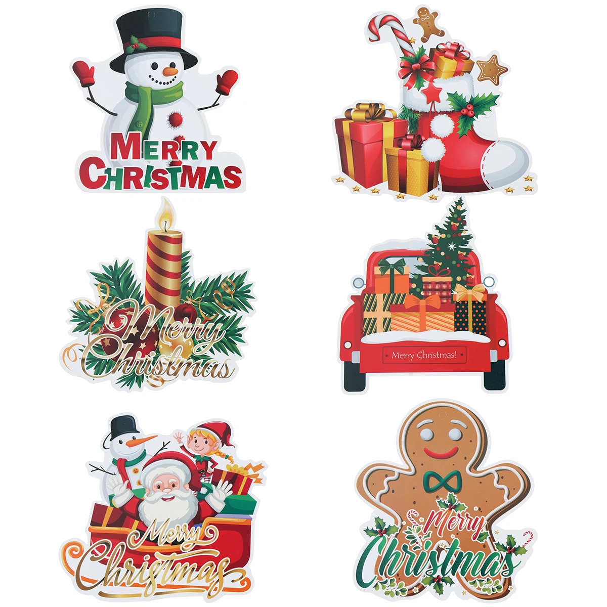 Festive Spiral Christmas Paper Pendants Set of 6 5 Festive Spiral Christmas Paper Pendants Set of 6 - Image 5