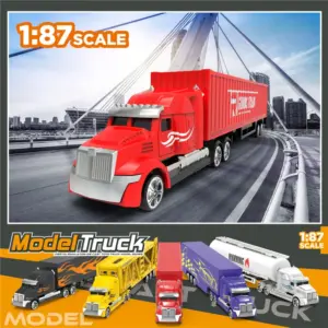 1:87 Scale Diecast Container Oil Tank Truck 12 S0c5eb3751965402484b14ed662c12402H