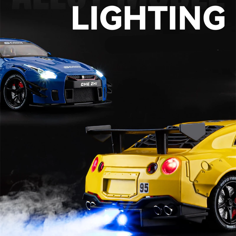 Detailed Nissan GT-R R35 1:24 Diecast Model 3 Detailed Nissan GT-R R35 1:24 Diecast Model - Image 3