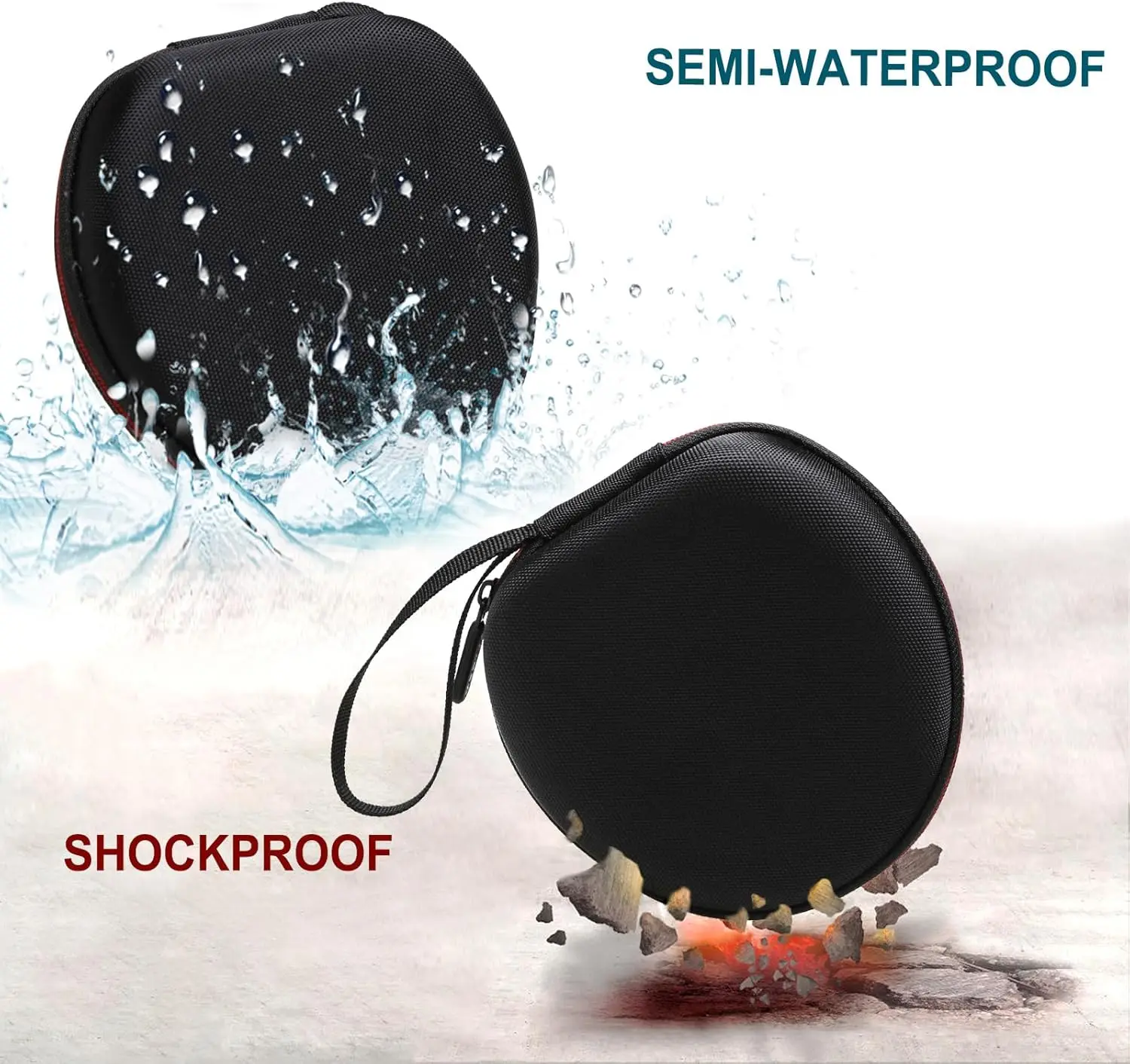 Light Grey Hard Case for SHOKZ Headphones 3 Light Grey Hard Case for SHOKZ Headphones - Image 3