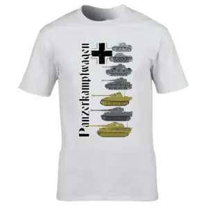 Men’s WW2 German Tank Graphic Oversized T-Shirt 14 S0cc9217824c04319b0295e654c5fbfb7N