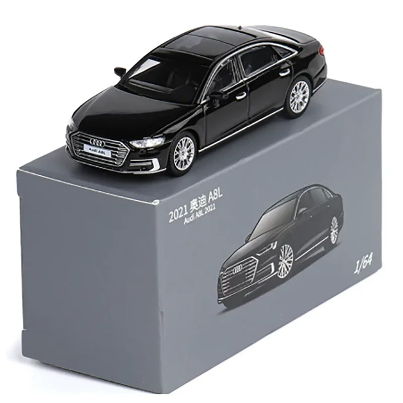 Black Audi A8L 2021 Diecast Model 1/64 Scale 9 Black Audi A8L 2021 Diecast Model 1/64 Scale - Image 9