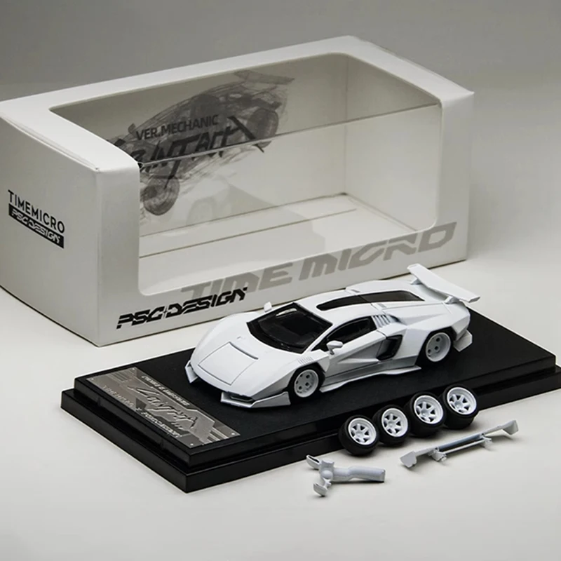 White 1/64 Countach V Diecast Alloy Model 7 White 1/64 Countach V Diecast Alloy Model - Image 7