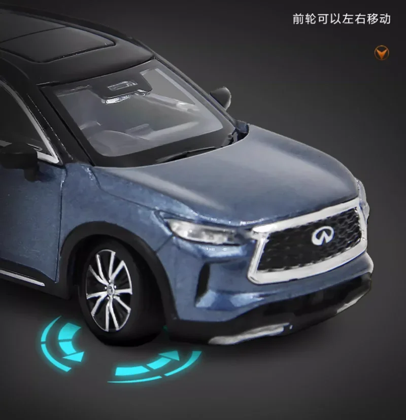 Blue Infiniti QX60 Diecast Model 1/64 Scale 2 Blue Infiniti QX60 Diecast Model 1/64 Scale - Image 2