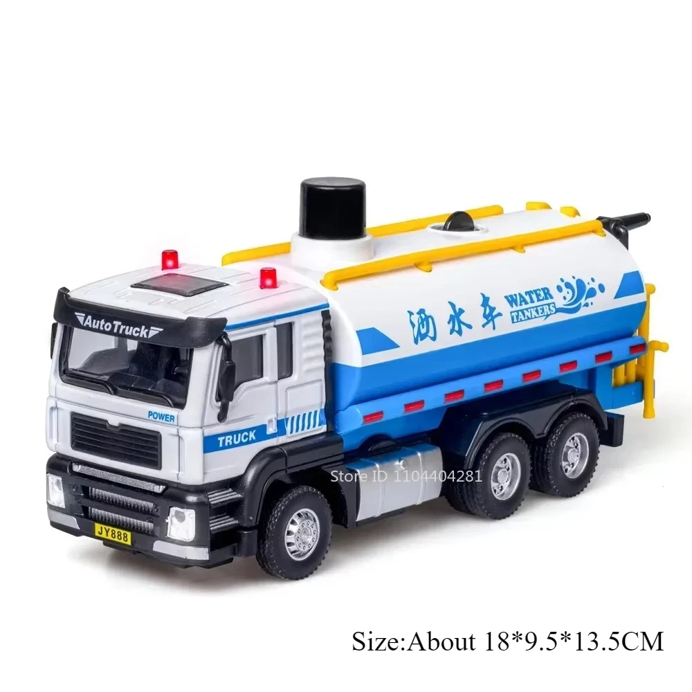 Diecast Sanitation Truck Model with Functional Lights 8 Diecast Sanitation Truck Model with Functional Lights - Image 8