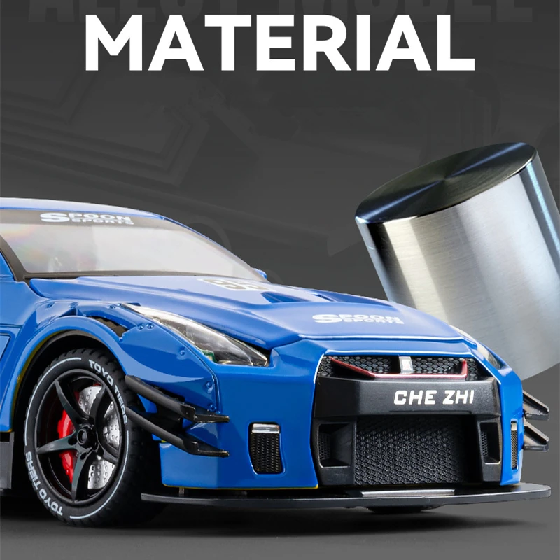 Detailed Nissan GT-R R35 1:24 Diecast Model 2 Detailed Nissan GT-R R35 1:24 Diecast Model - Image 2