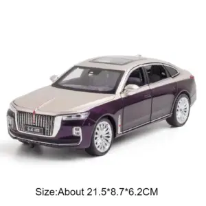 Premium 1:24 Alloy Car Model Black and Purple 17 S0dd622e1d2bf48c6965ee079dae5f7e15