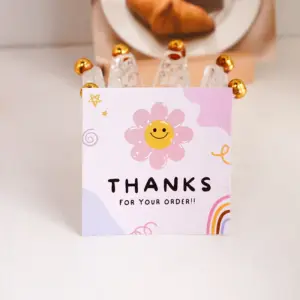 Colorful Thank You Cards Set (50 Pack, 6x6 cm) 15 S0e03555f99ef4722b01f94146976856c7 2