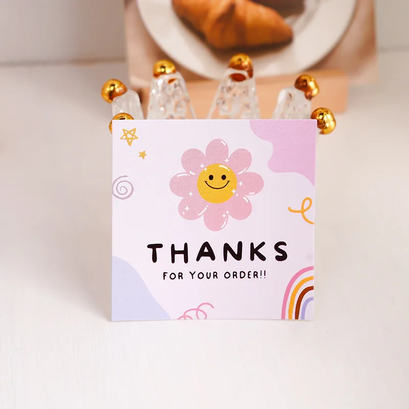 Colorful Thank You Cards Set (50 Pack, 6x6 cm) 7 Colorful Thank You Cards Set (50 Pack, 6x6 cm) - Image 7
