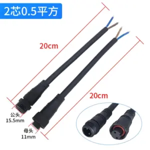 M16 Waterproof Circular Connectors (2-5 Pin) 18 S0e2178a718f8446e9b21526080d64b48p