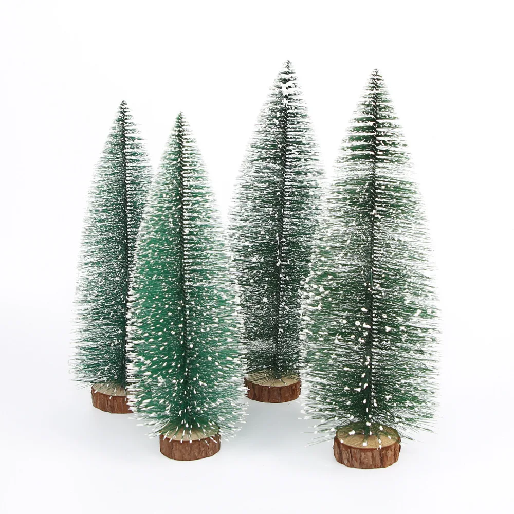Mini Frosted Artificial Christmas Tree Collection 4 Mini Frosted Artificial Christmas Tree Collection - Image 4