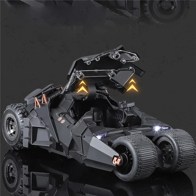2008 Batmobile 1/24 Diecast Model with Lights 3 2008 Batmobile 1/24 Diecast Model with Lights - Image 3