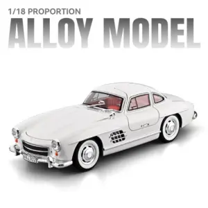 White Mercedes-Benz 300SL 1:18 Diecast Model 13 S0eb0f78c14bd43dd83003912dc965445W 2