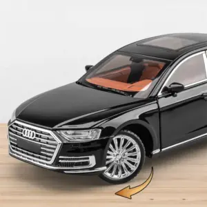 1:24 Scale Audi A8 Alloy Model in Black 12 S0ed38d20aefc4e6ca4153a086f2a449bV