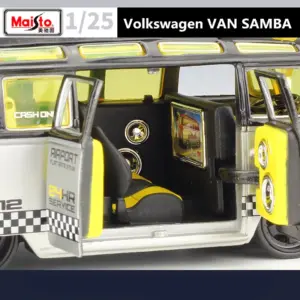 Vibrant Yellow Volkswagen Samba Model Car 11 S0ef3ad56a4af4f12a1e24ef0b7998df3s