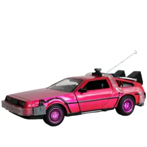 Pink DeLorean DMC-12 1:24 Scale Diecast Model 6 S0f1b7a6e4adf4192bcc93018a82db903P