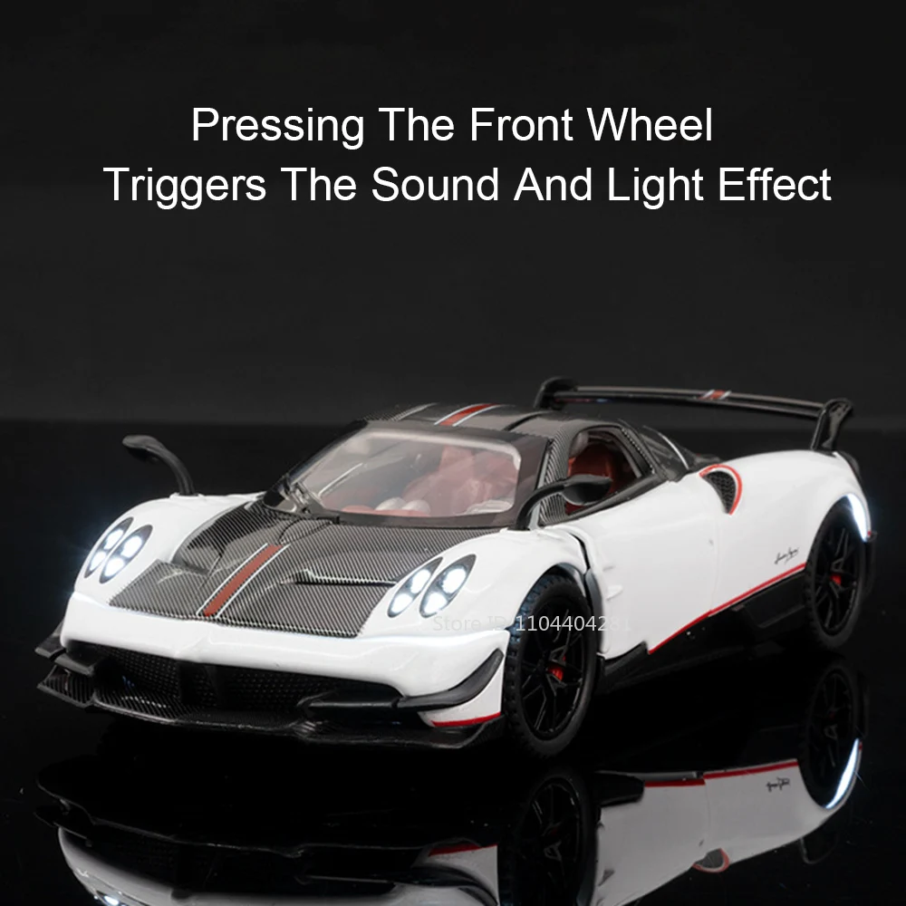Pagani Huayra BC 1:32 Diecast Model in Green 3 Pagani Huayra BC 1:32 Diecast Model in Green - Image 3