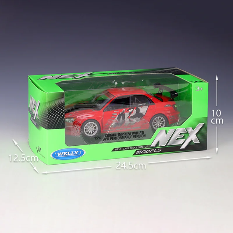 WELLY 1:24 Subaru Impreza Model Car 5 WELLY 1:24 Subaru Impreza Model Car - Image 5