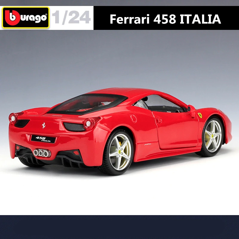 Ferrari 458 Italia 1:24 Diecast Model 3 Ferrari 458 Italia 1:24 Diecast Model - Image 3
